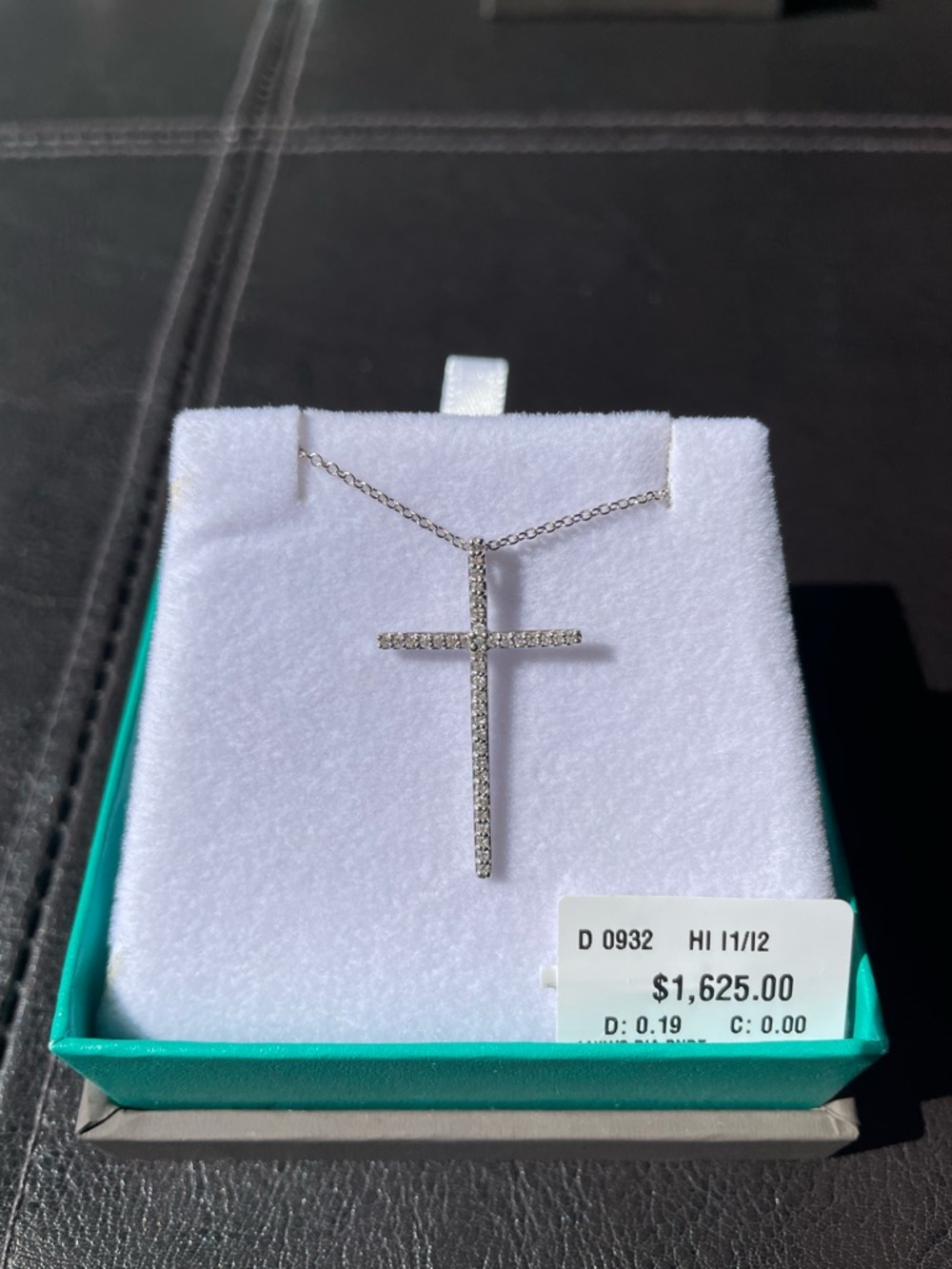 Effy 14k white gold  Diamond Cross Necklace $1,625 - Picture 3 of 15